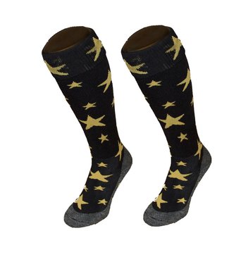 Hingly Hingly Funsokken Star Black - Gold