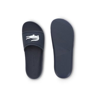 Lacoste Lacoste Sport Croco Rubberen Herenslippers Navy