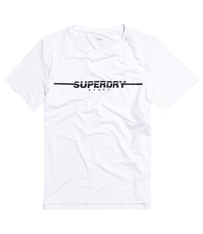 Superdry Sport Training Tee White