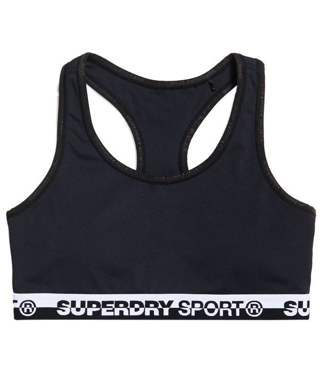 Superdry Sport TRAINING ESSENTIAL BRA Black