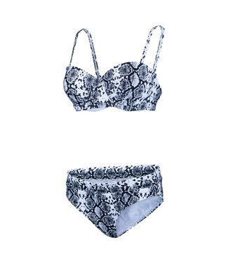 Falcon Falcon Bondi Bikini White Snake