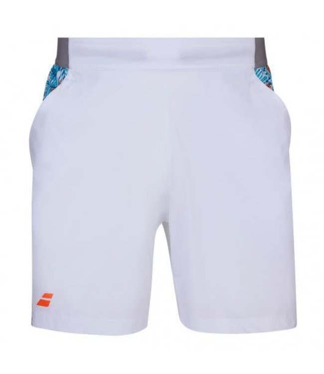 Babolat CAPSULE SHORT 7'' MEN White/Flower