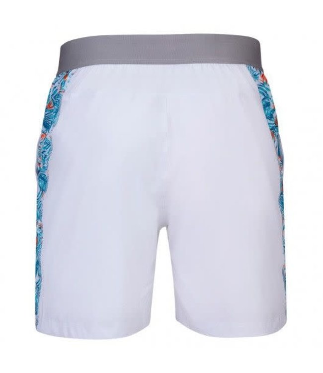 Babolat CAPSULE SHORT 7'' MEN White/Flower