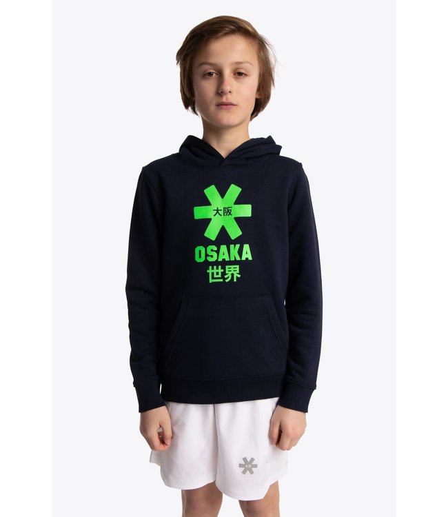 Osaka Deshi Hoodie Green Star - Navy