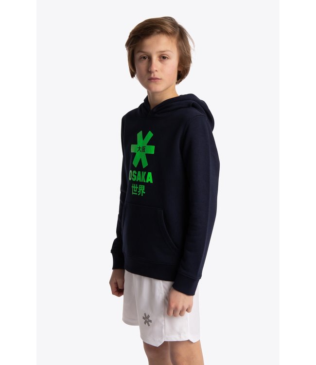 Osaka Deshi Hoodie Green Star - Navy