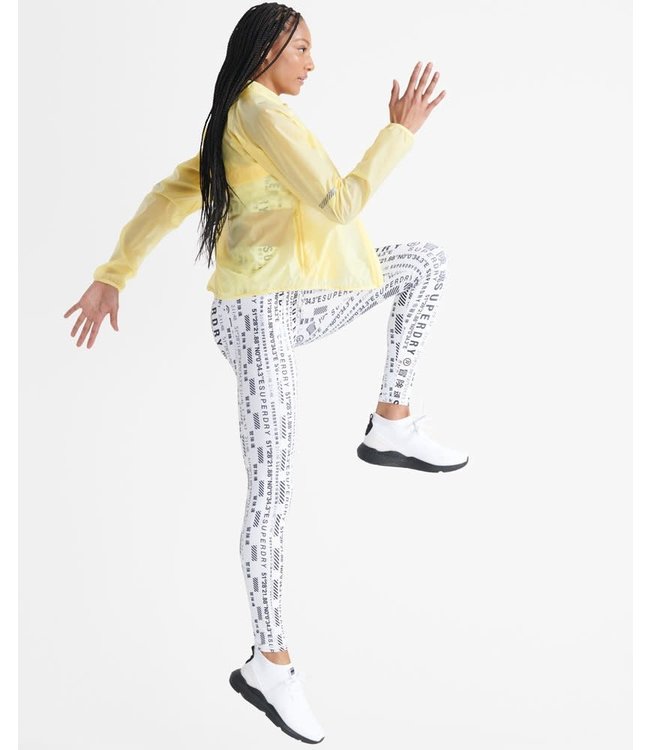 Superdry Sport Running Membrane Jacket Yellow