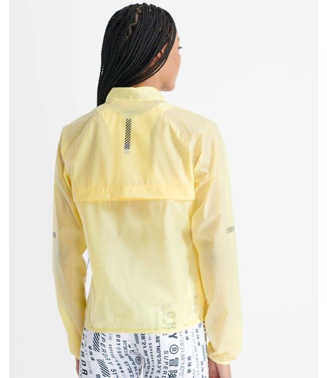 Superdry Sport Running Membrane Jacket Yellow