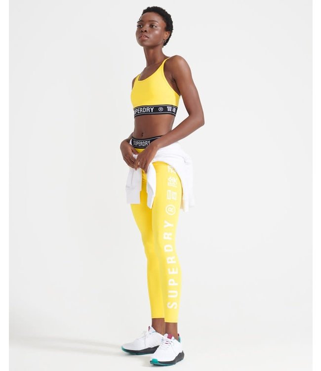 Superdry Sport Training Legging Yellow