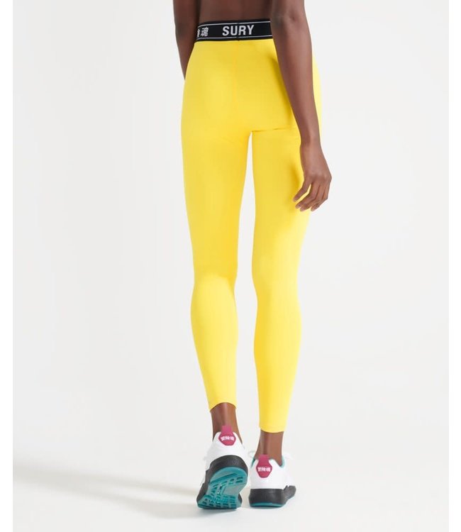 Superdry Sport Training Legging Yellow