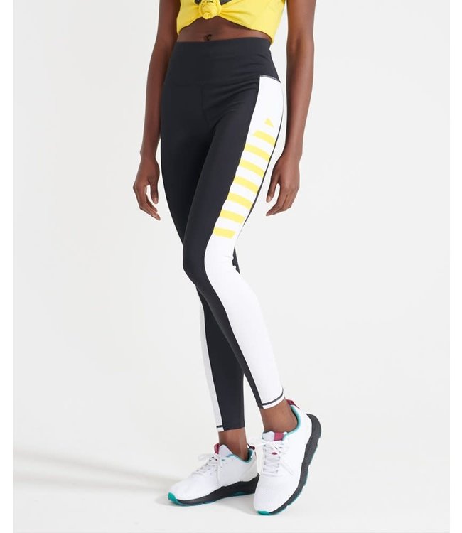 Superdry Sport Training Lock Up Legging Yellow