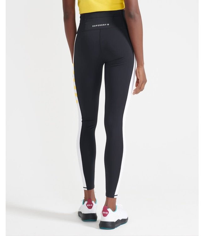 Superdry Sport Training Lock Up Legging Yellow