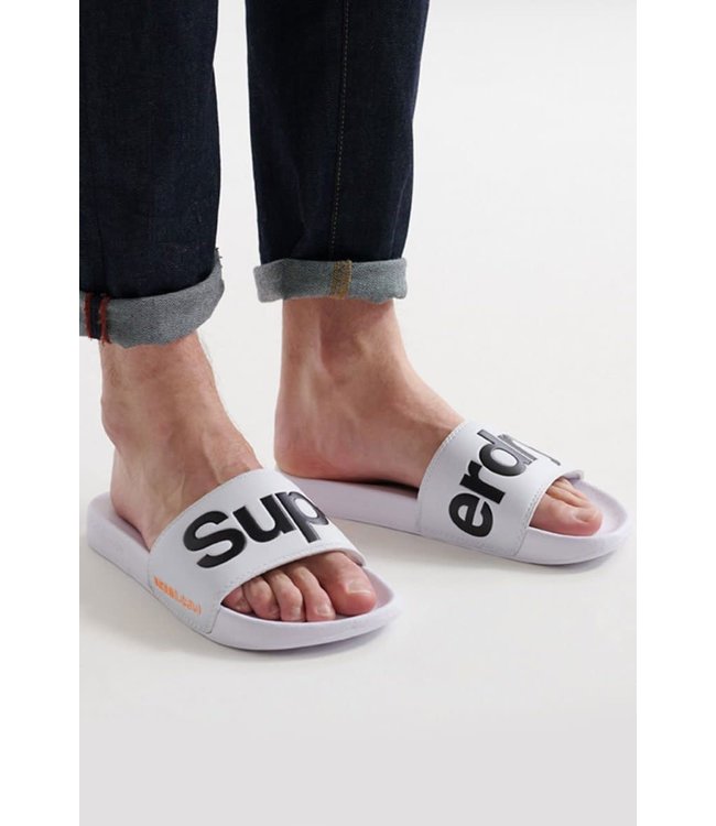 Superdry Classic Pool Slippers White