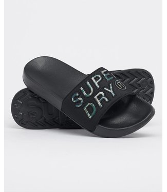 Superdry Superdry Infill Pool Slippers Black/Camo