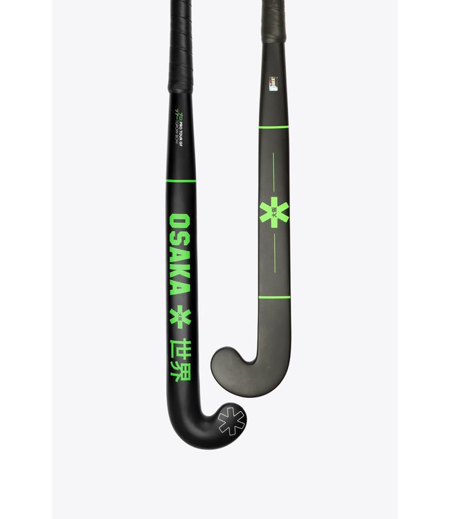 Osaka Pro Tour GF Grow Bow Junior Hockeystick Black/Green