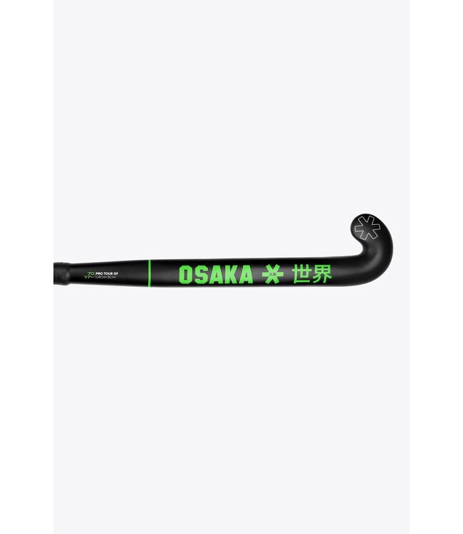 Osaka Pro Tour GF Grow Bow Junior Hockeystick Black/Green