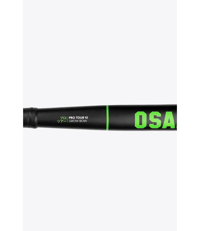 Osaka Pro Tour 10 Grow Bow Junior Hockeystick Black - Green