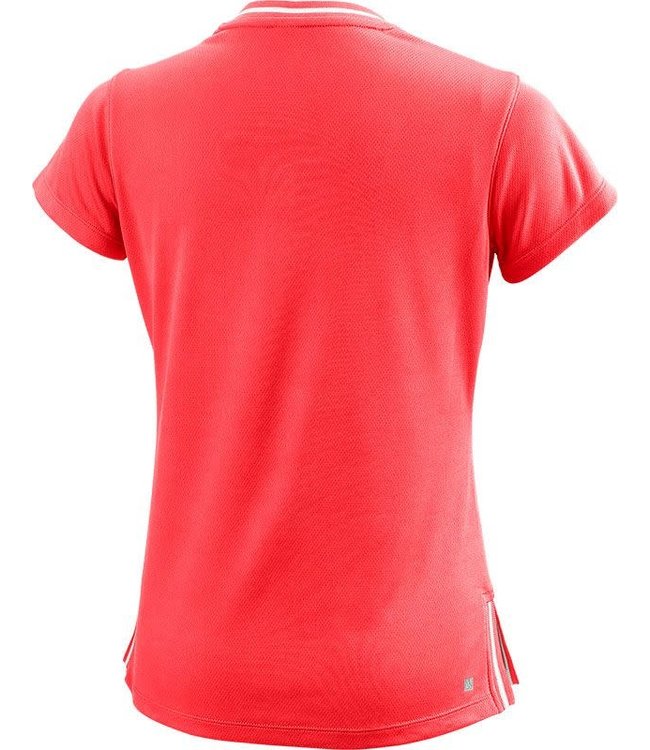 Wilson Team II V-Neck Meisjes Coral