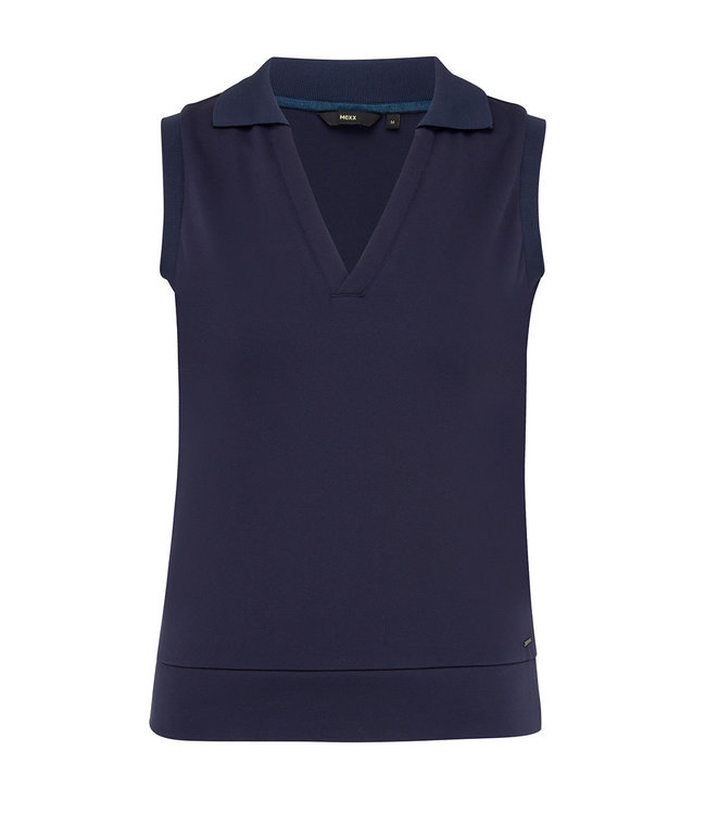Mexx Sport Sleeveless Polo Navy