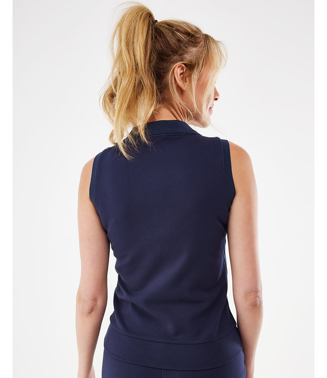 Mexx Sport Sleeveless Polo Navy