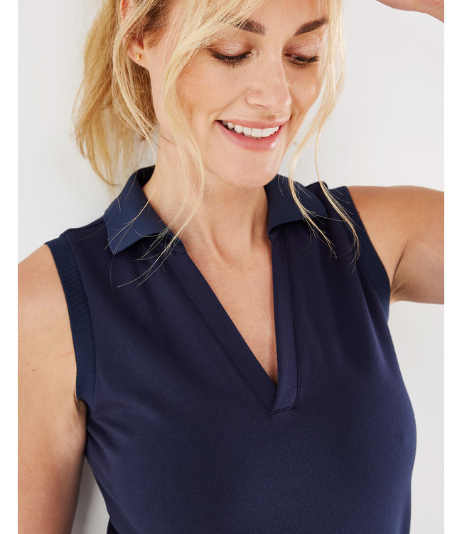 Mexx Sport Sleeveless Polo Navy