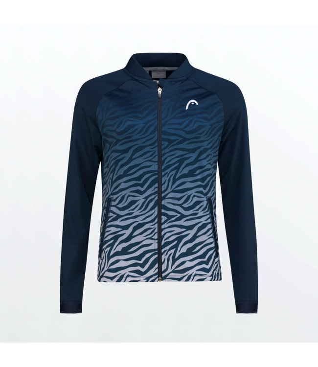 Head Breaker Jacket Dames Navy Print