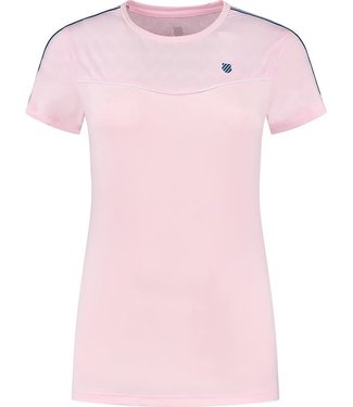 K-Swiss K-SWISS HYPERCOURT ROUND NECK MESH TEE Pink