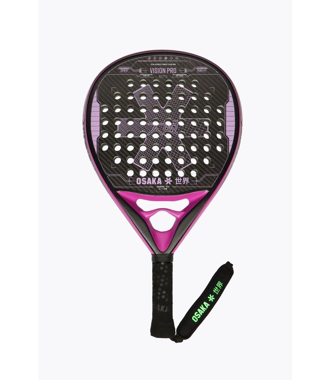 Osaka Vision Pro Padelracket Black-Purple