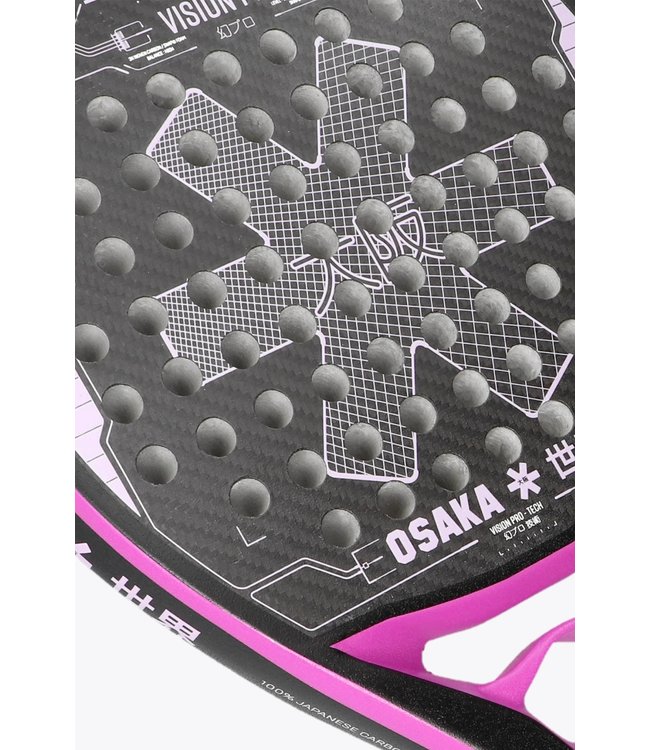 Osaka Vision Pro Padelracket Black-Purple