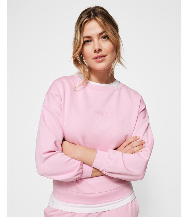 Mexx Sport Crewneck Sweater Pink - Tennis Store NL