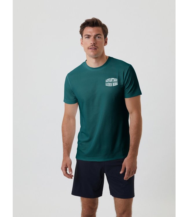 Wonen versneller Uitstekend Björn Borg Ace T-Shirt Botanic Green - Tennis Store NL