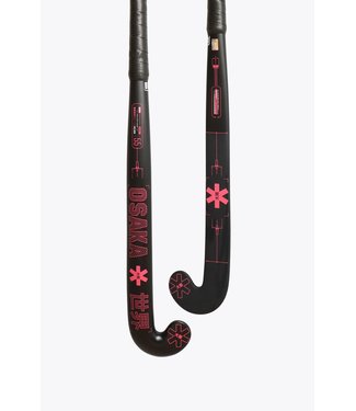 Osaka Osaka Vision 55 Mid Bow  Hockeystick  36.5 Inch Black - Pink