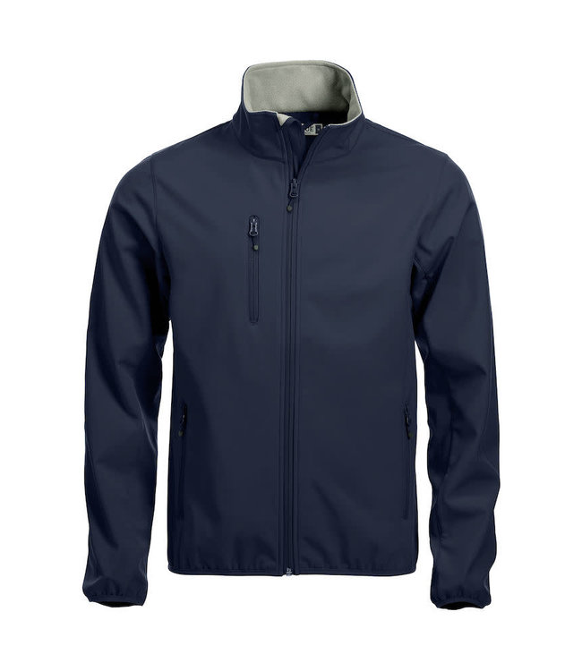 Basic Softshell Jacket Dames Navy