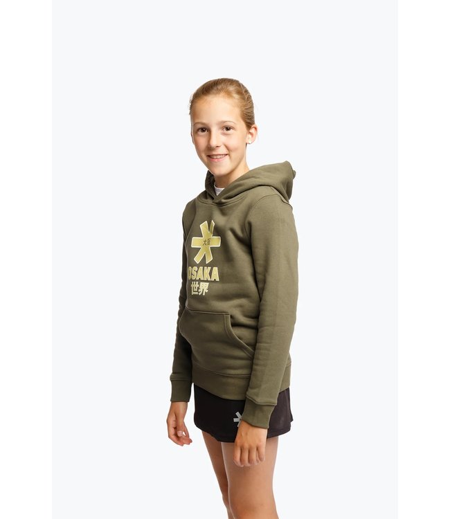 Osaka Kids Hoodie Classic Logo Khaki