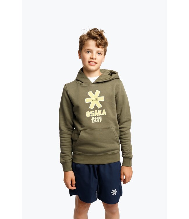 Osaka Kids Hoodie Classic Logo Khaki