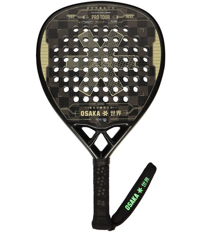Osaka Pro Tour Padelracket Black - Sand