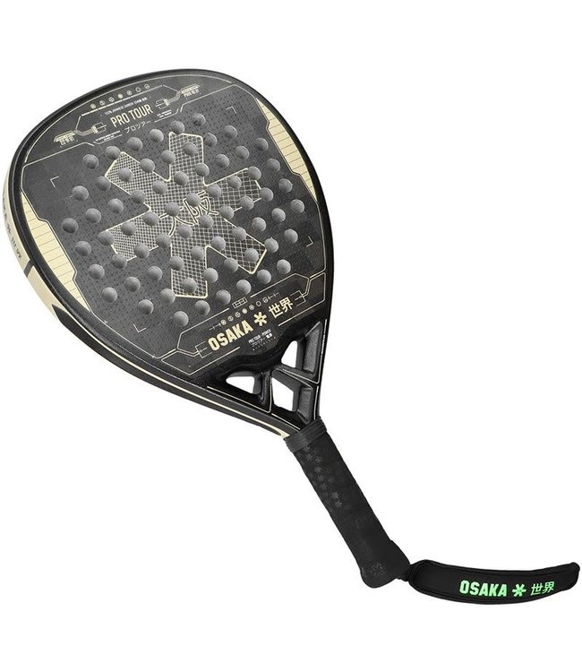 Osaka Pro Tour Padelracket Black - Sand