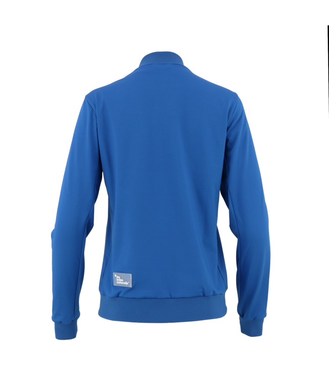 Indian Maharadja Baroda Women Chevron Jacket Cobalt