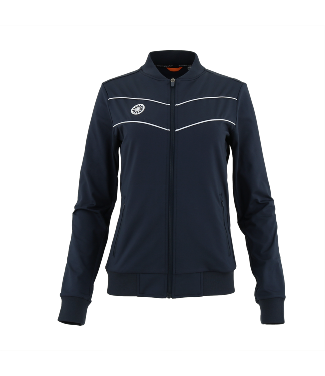 Indian Maharadja Baroda Women Chevron Jacket Navy