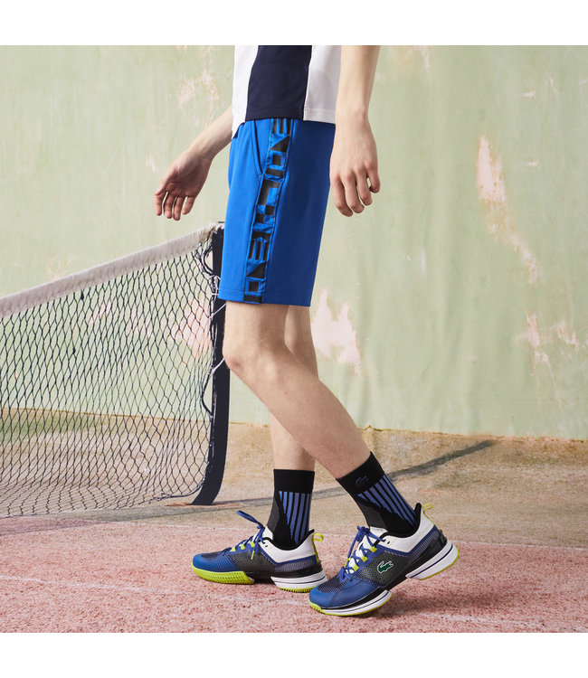 Lacoste Sport Contrast Tennis Short Blue