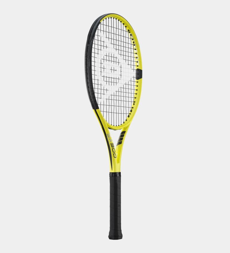 Raquette De Tennis Dunlop SX Team – Taille De Grip 4 1/4", 100in², Jaune/noir, Neuve, Pré-cordée