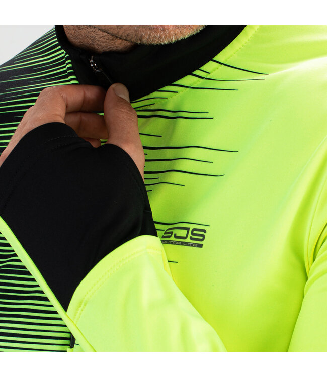 Sjeng Running Stormy Halfzip Tee Yellow