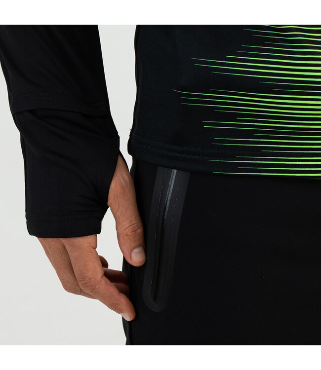 Sjeng Running Stormy Halfzip Tee Yellow