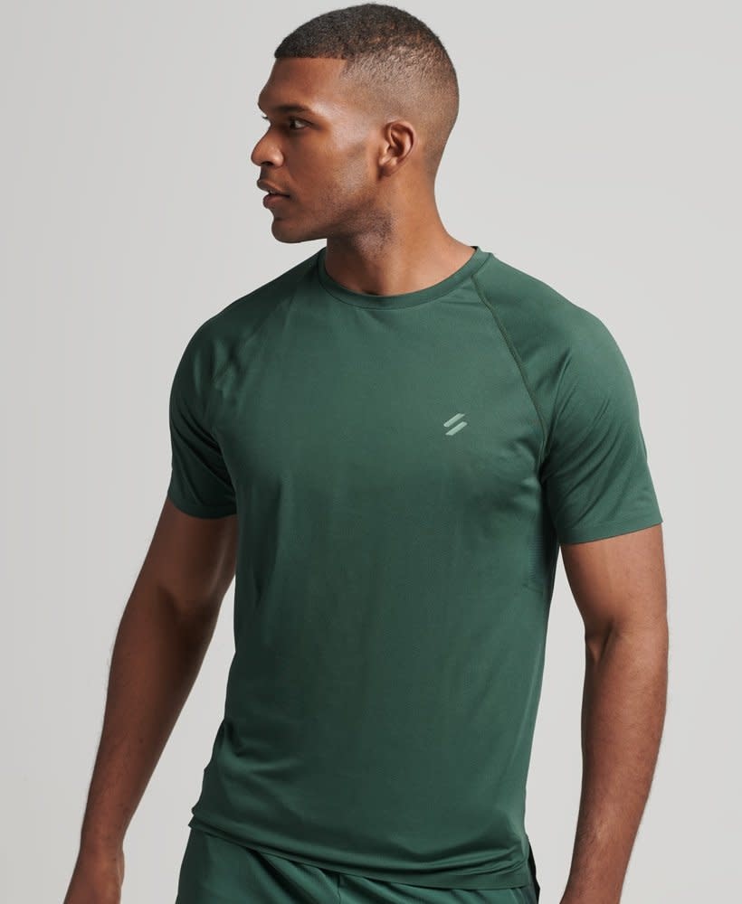 Superdry Sport Train Premium SS Tee Men Green