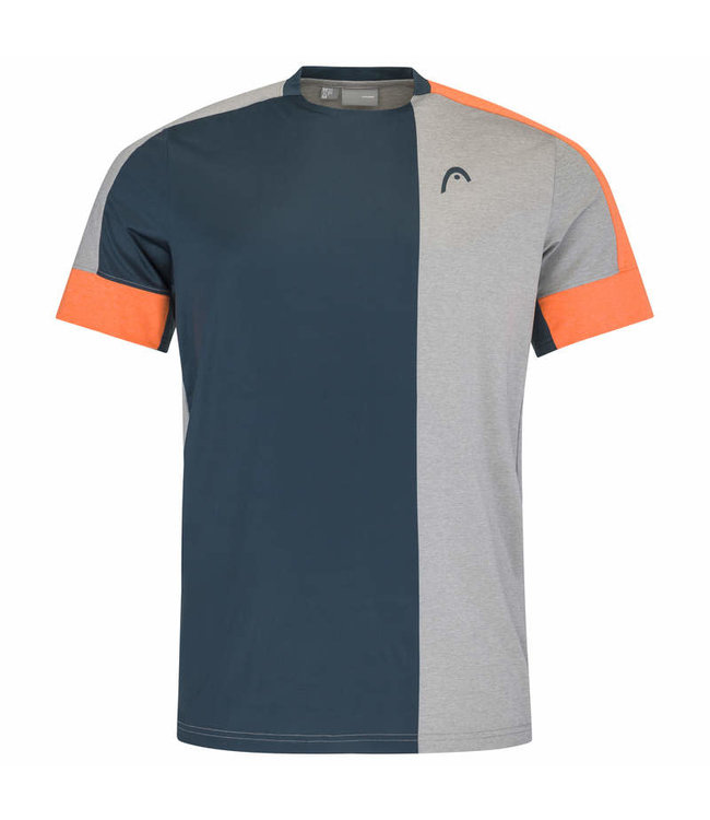 Head Padel Tech T-Shirt Grey - Orange