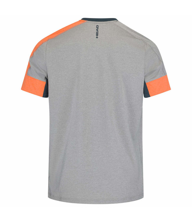 Head Padel Tech T-Shirt Grey - Orange