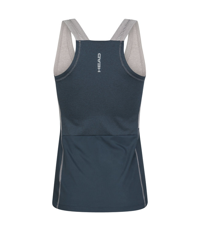 Head Padel Tech Tanktop Grey - Navy