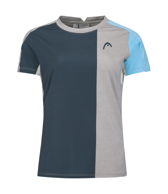 Head Padel Tech T-Shirt Women Grey - Navy