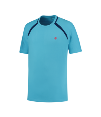 K-Swiss K-Swiss Hypercourt Mesh Crew 2 Tee Cyan Blue