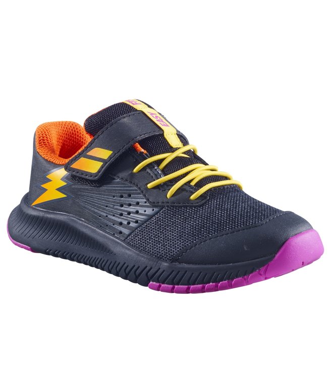 Babloat Pulsion All Court Kids Black - Orange