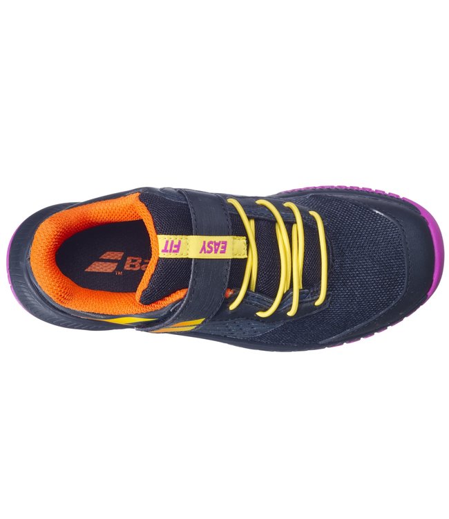 Babloat Pulsion All Court Kids Black - Orange